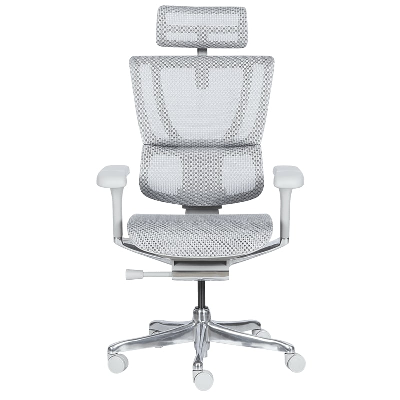 Ергономичен офис стол IOO Elite 2 сива рамка-сив